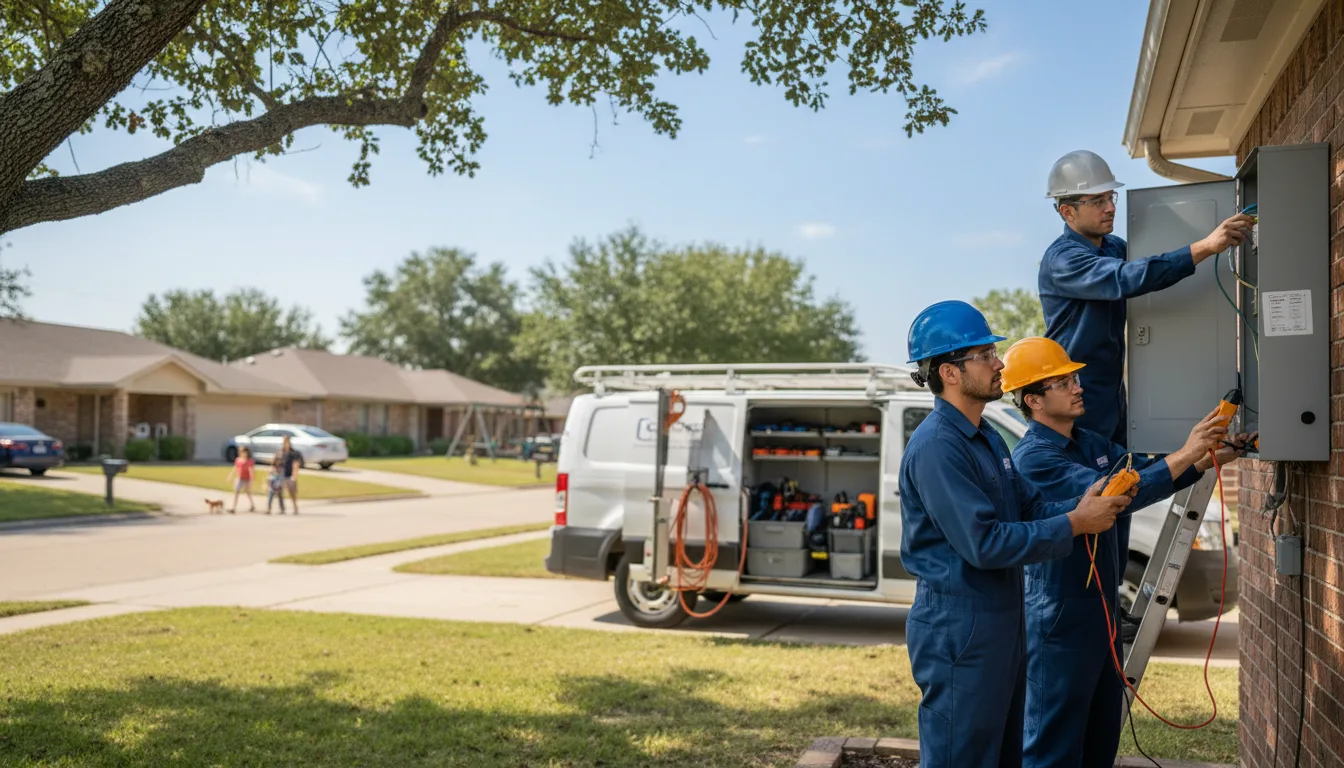 Certified electrician providing emergency electrical services in Linn Grove, IA